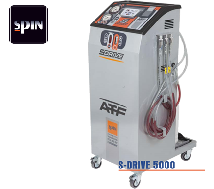 Equipo automático para cambio y limpieza del circuito de aceite en Transmisiones Automáticas ATF S-DRIVE 5000